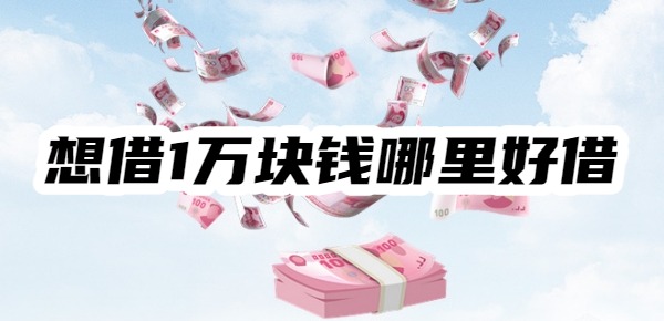 借？这10个好申请、好通过、好下款九游会·j9网站想借1万块钱哪里好(图1)